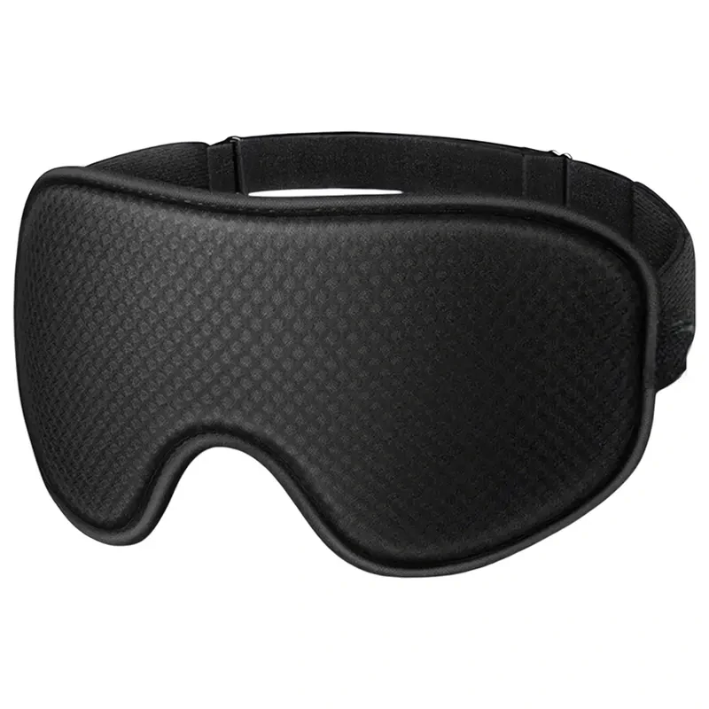 Ergonomická 3D maska na oči na spanie čierna