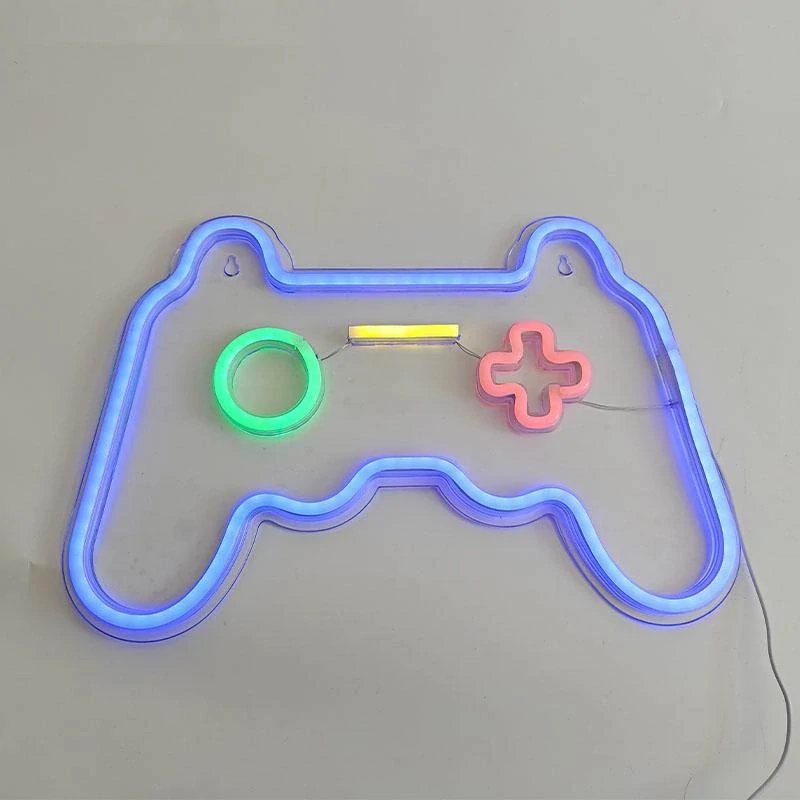 LED neónová lampa v tvare gamepadu 5 W