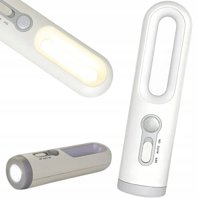 Nočná USB LED lampička s pohybovým senzorom a funkciou baterky