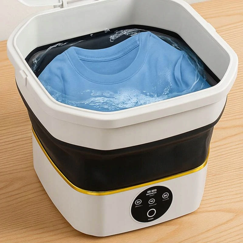 Skladacia cestovná mini práčka 6 l