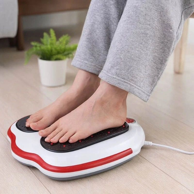 Elektrický masážny prístroj na nohy s vyhrievaním a vibráciami