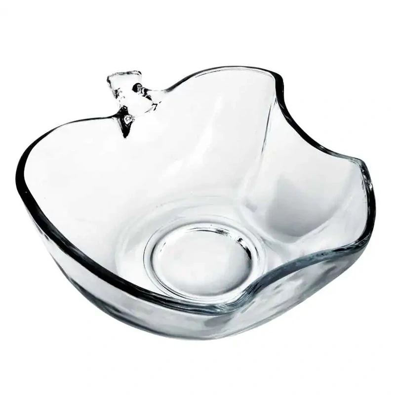 Sklenená miska v tvare jablka – 19 x 19 x 6,5 cm