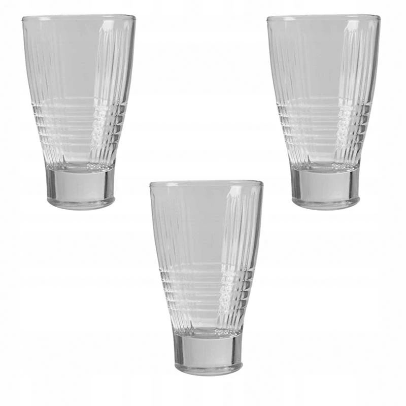Sada 3 sklenených pohárov Hrastnik Tavola 370 ml