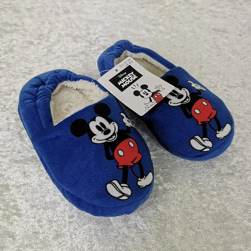 Detské papuče Mickey Mouse modré – veľkosť 23-24