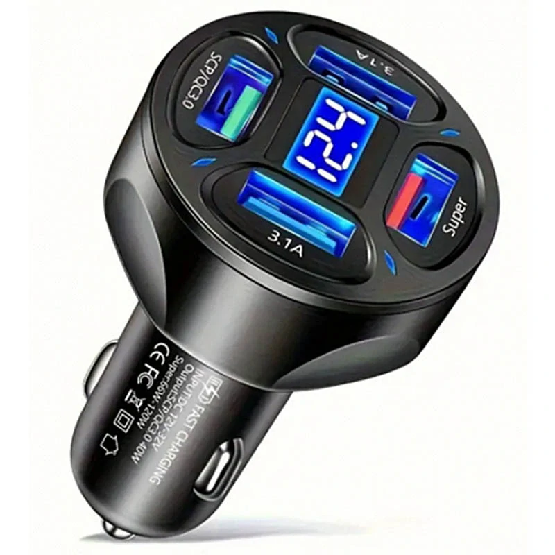 USB nabíjačka do auta 66W
