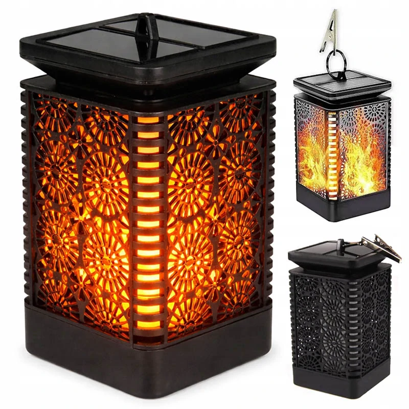 Solárny LED lampáš závesný 15 cm