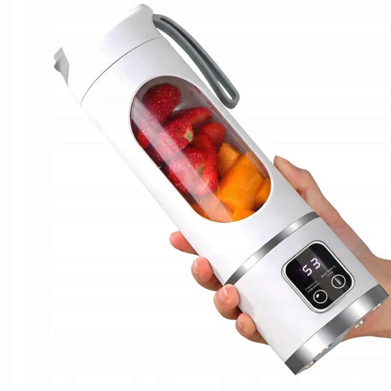 Prenosný mini smoothie blender 500 ml – biely
