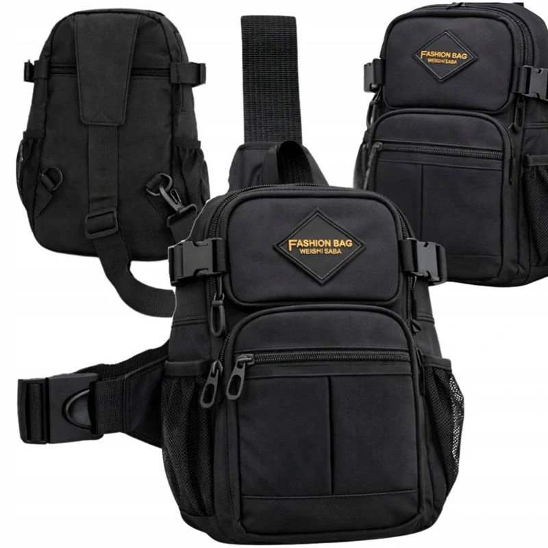 Pánska taška cez rameno crossbody čierna
