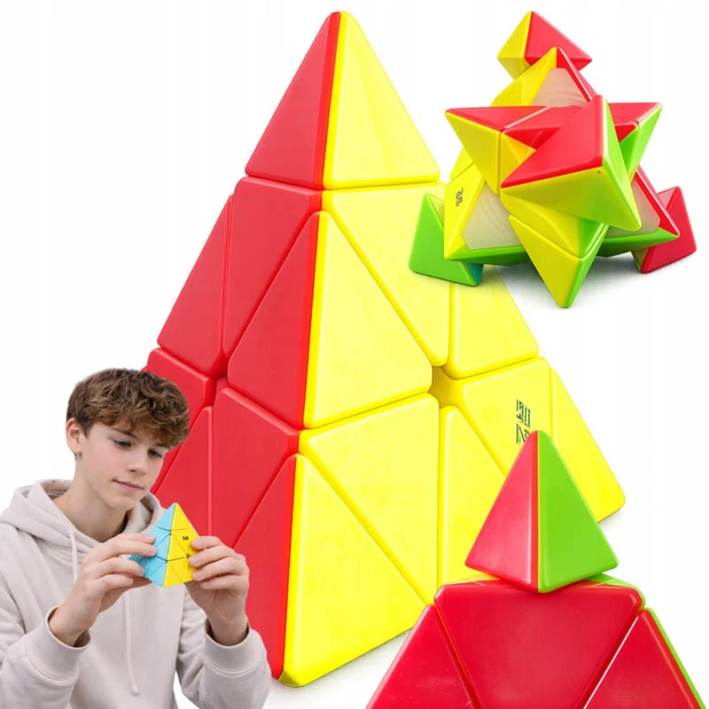 Logická kocka pyramída 3 x 3 x 3 Pyraminx