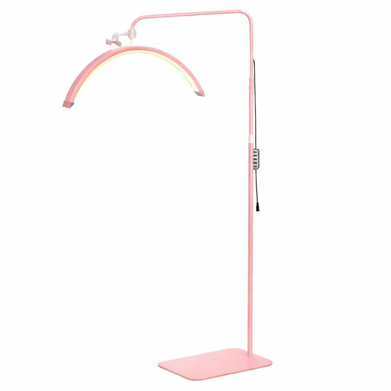 Kozmetická LED lampa polmesiac 40 W ružová