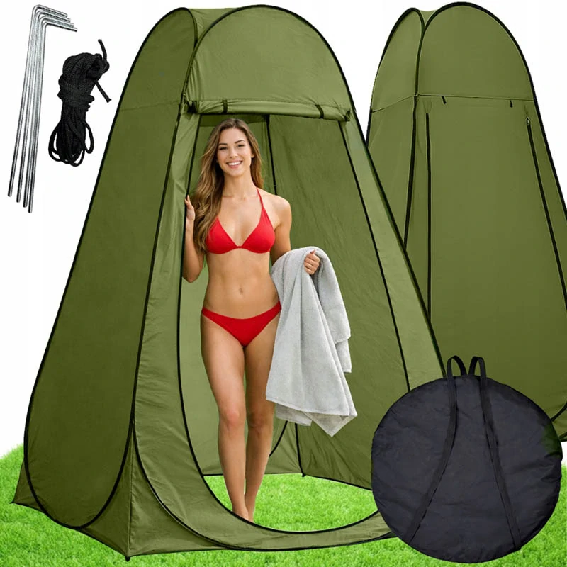 Turistický sprchovací pop-up stan