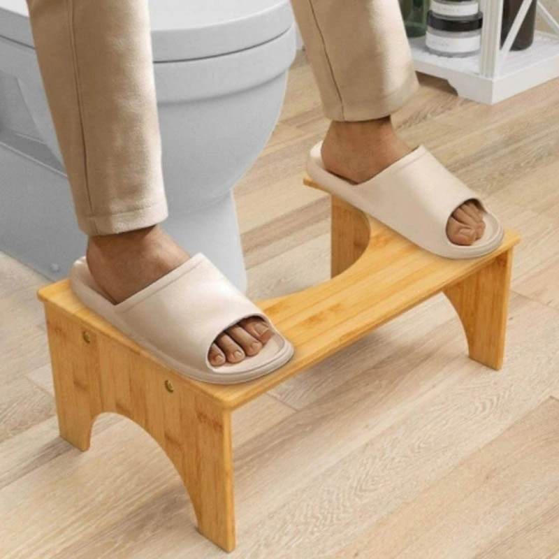 Bambusová podnožka k WC