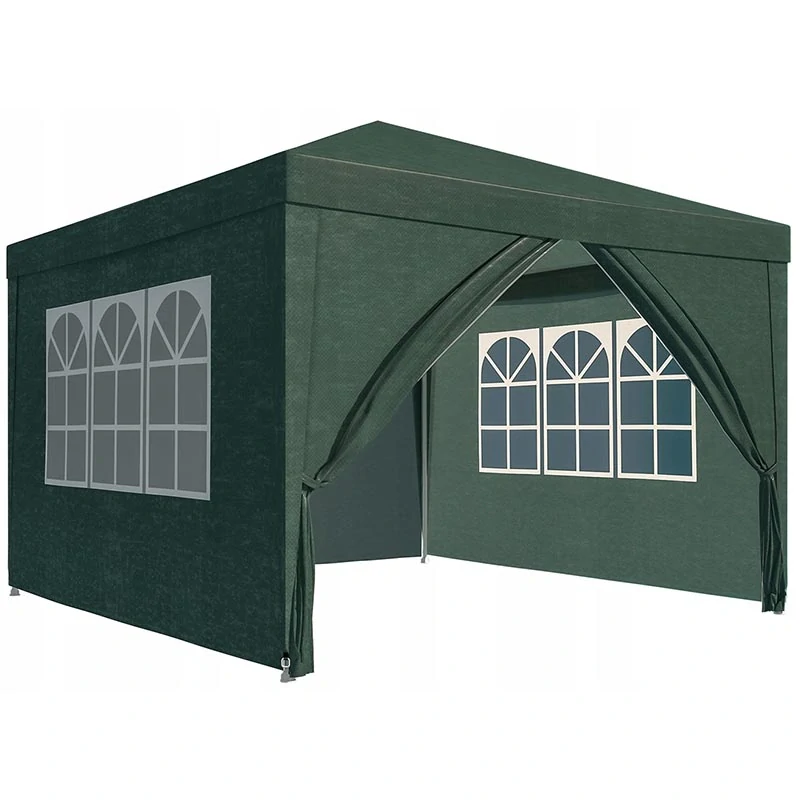 Záhradný pavilón 3 × 3 m so 4 stenami