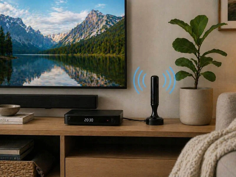 Anténa DVB-T2 so zosilňovačom 4K izbová