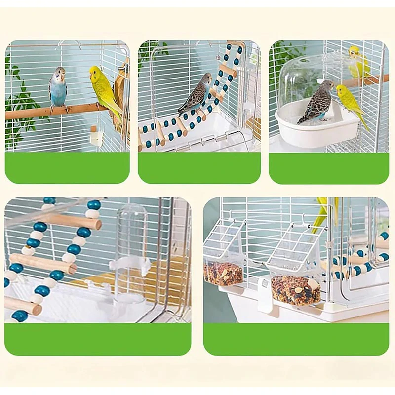 Priehľadná klietka pre vtáky NUXIE® 71 cm