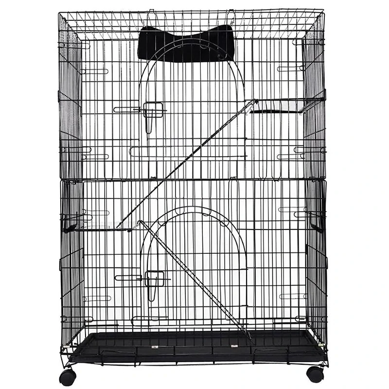 Klietka pre domáce zvieratá na kolieskach 92 cm