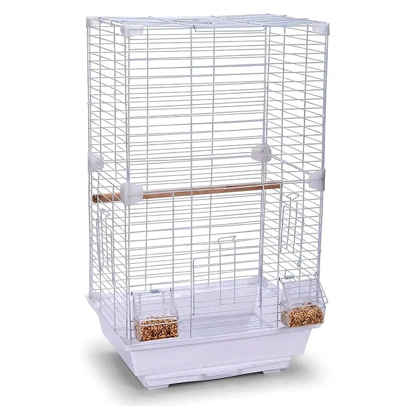 NUXIE® Vtáčia klietka pre papagáje 63 cm biela