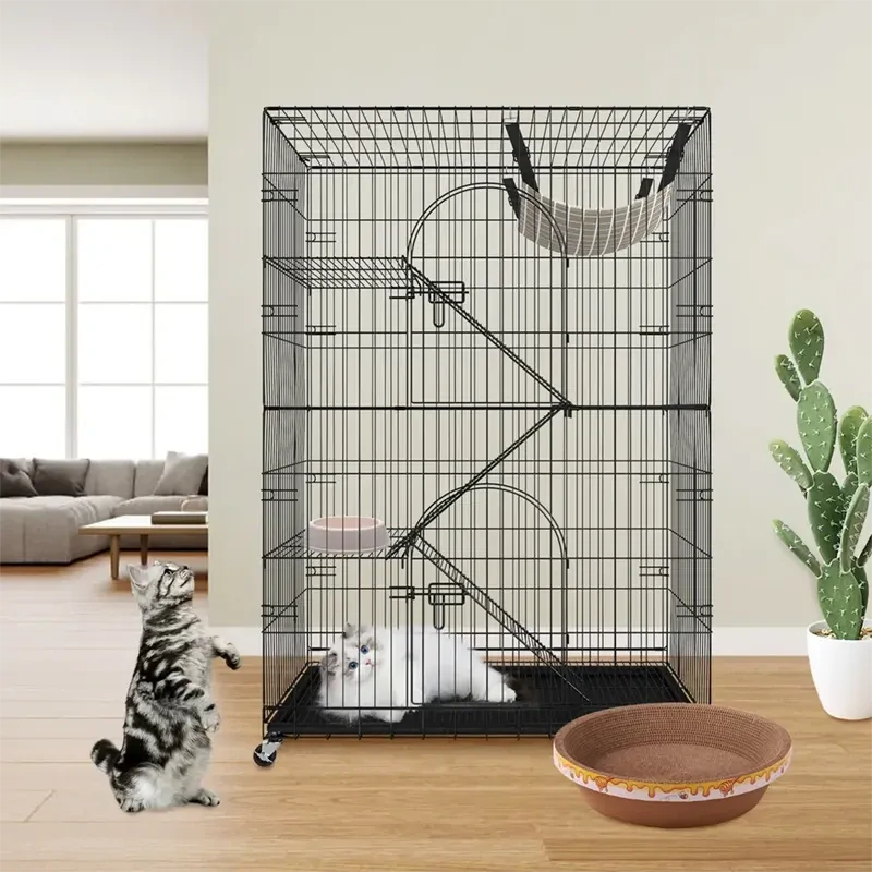 4-poschodová klietka pre mačky NUXIE® PREMIUM 110 cm