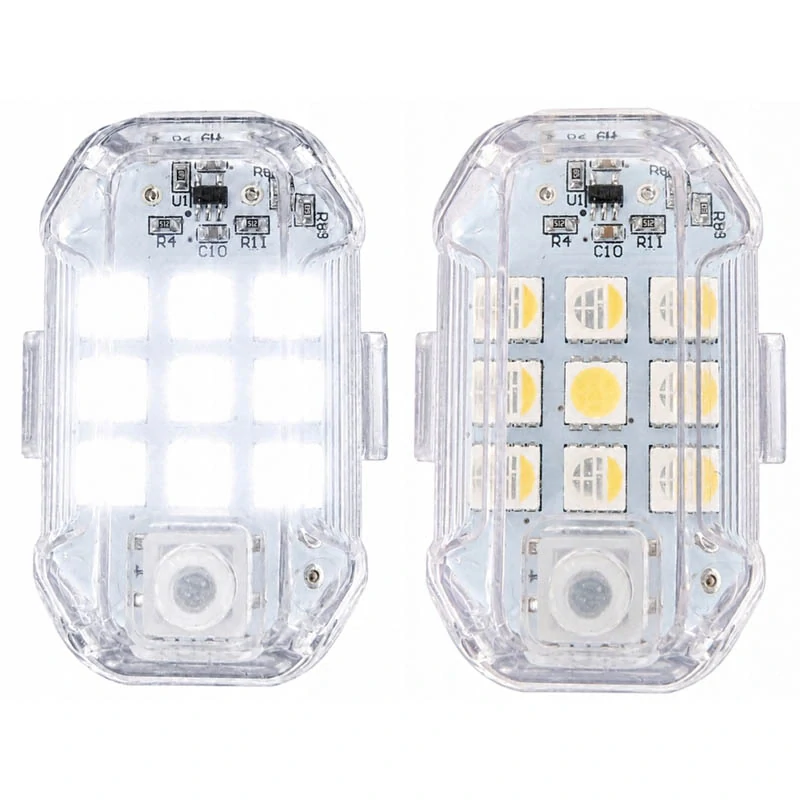 LED stroboskopické svetlá s diaľkovým ovládaním 2 ks