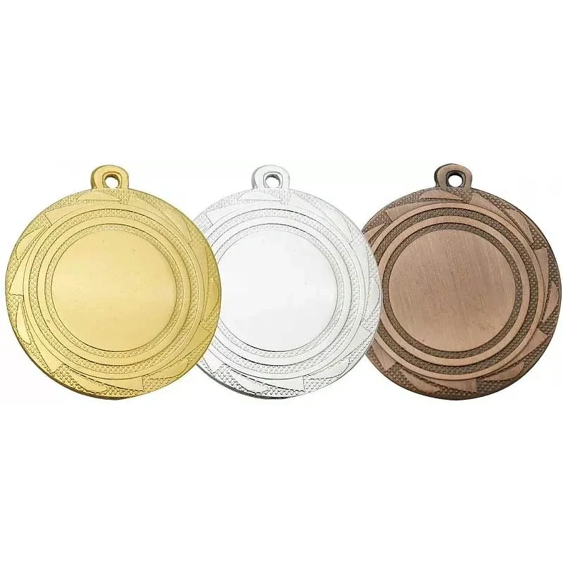 ME100 - Medaila kovová zlatá - ø 45mm / emblém 25mm