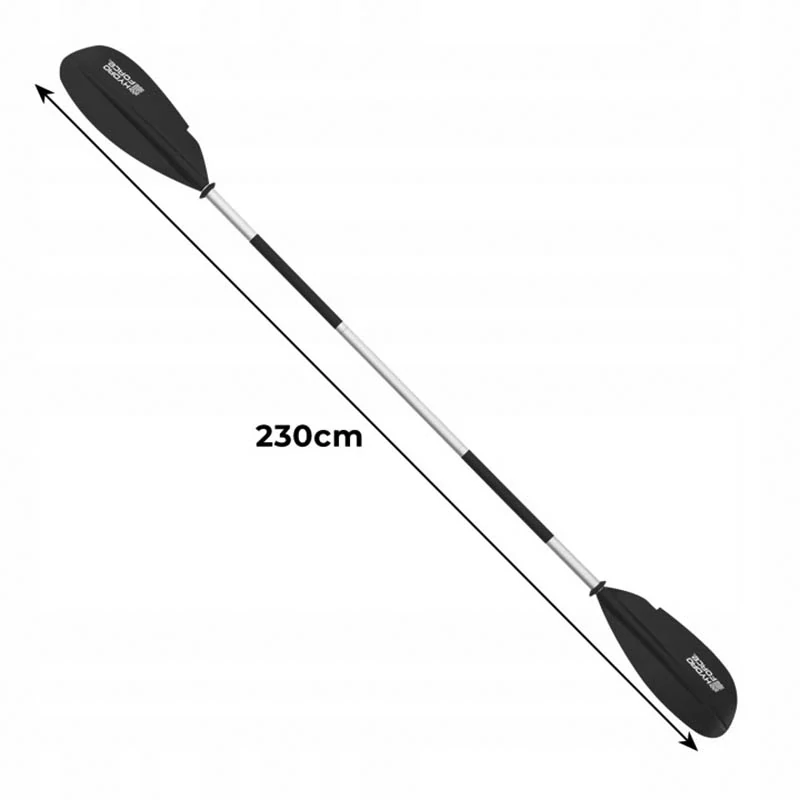 Nastaviteľné hliníkové pádlo na kajak, čln a SUP 230 cm