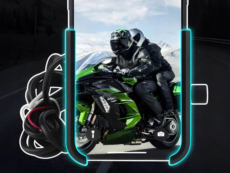Držiak na telefón na motocykel