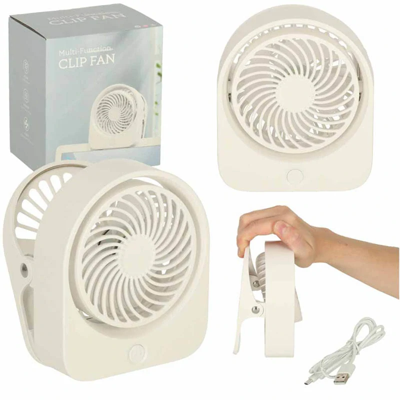 Stolný ventilátor s klipom USB
