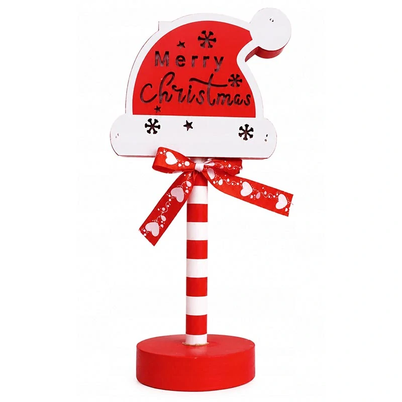 Vianočná LED dekorácia Merry Christmas na stojane