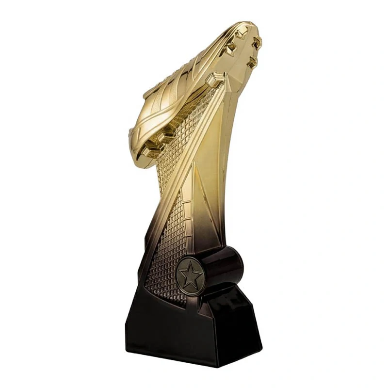 Futbalová trofej s kopačkou 23,5 cm a miestom na emblém