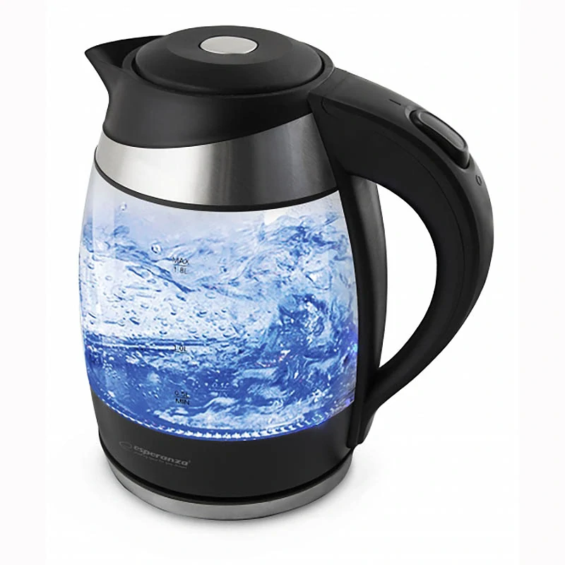 Sklenená rýchlovarná kanvica Esperanza GULLFOSS 1,8 L
