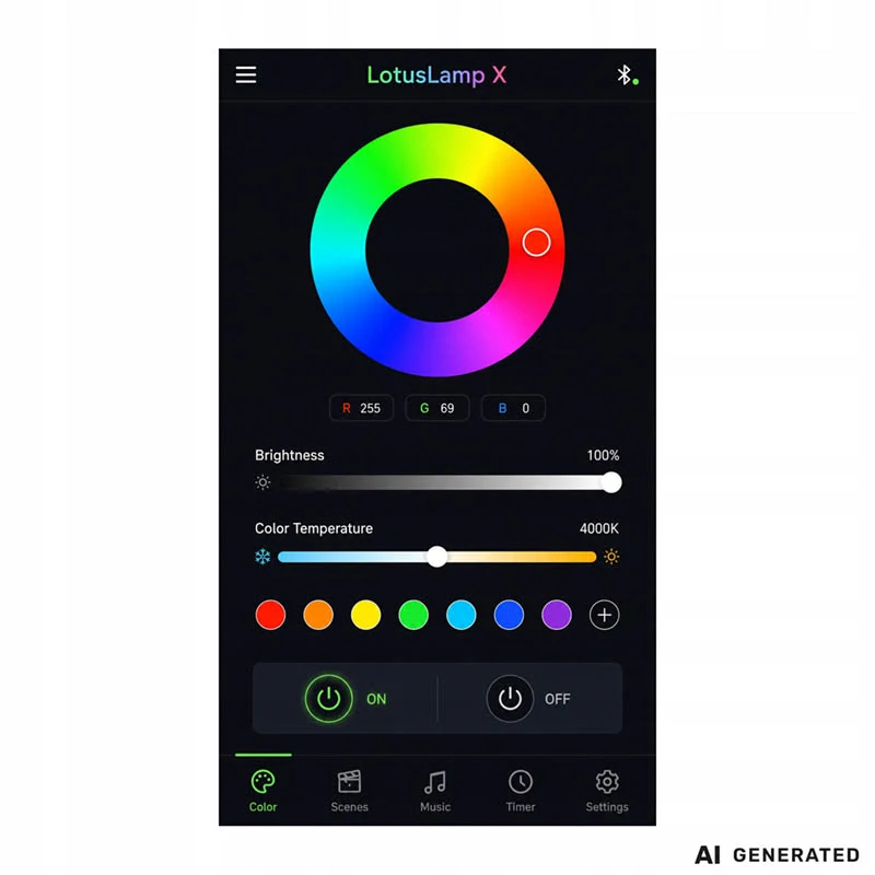 Flexibilný neónový RGB LED pás 5 m s Bluetooth, aplikáciou a diaľkovým ovládaním