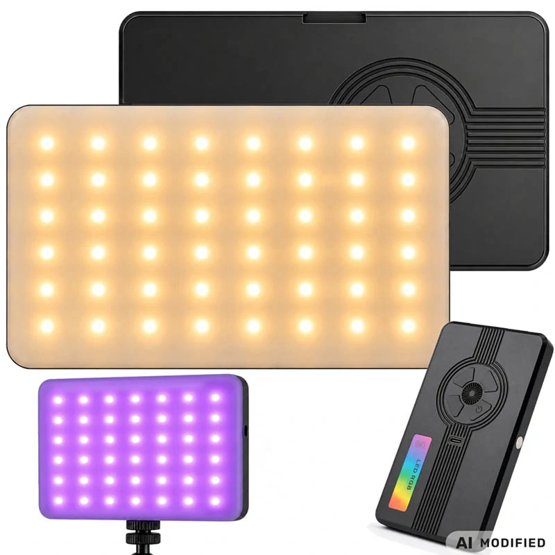 Vreckové LED RGB-W svetlo na fotenie a natáčanie – 138 LED