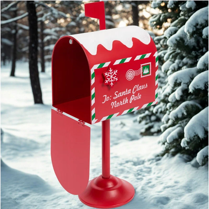 Vianočná dekoratívna poštová schránka Santa Claus 32 cm