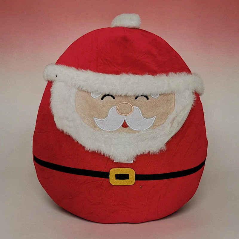 Plyšový vianočný vankúš Santa Claus 28 × 35 cm
