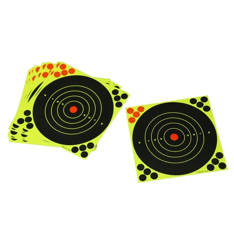 Samolepiace reaktívne terče WESTSNIPE 20 × 20 cm – 25 ks