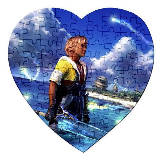 Puzzle magnetické srdce s potlačou 19x19cm (75 dielikov)