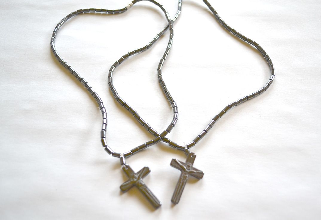 Náhrdelník Jesus čierny