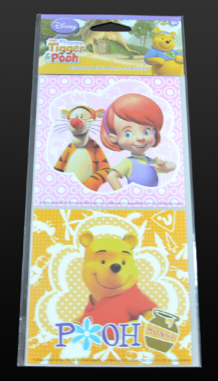 Detské svietiace samolepky Disney Macko Pú 23x10