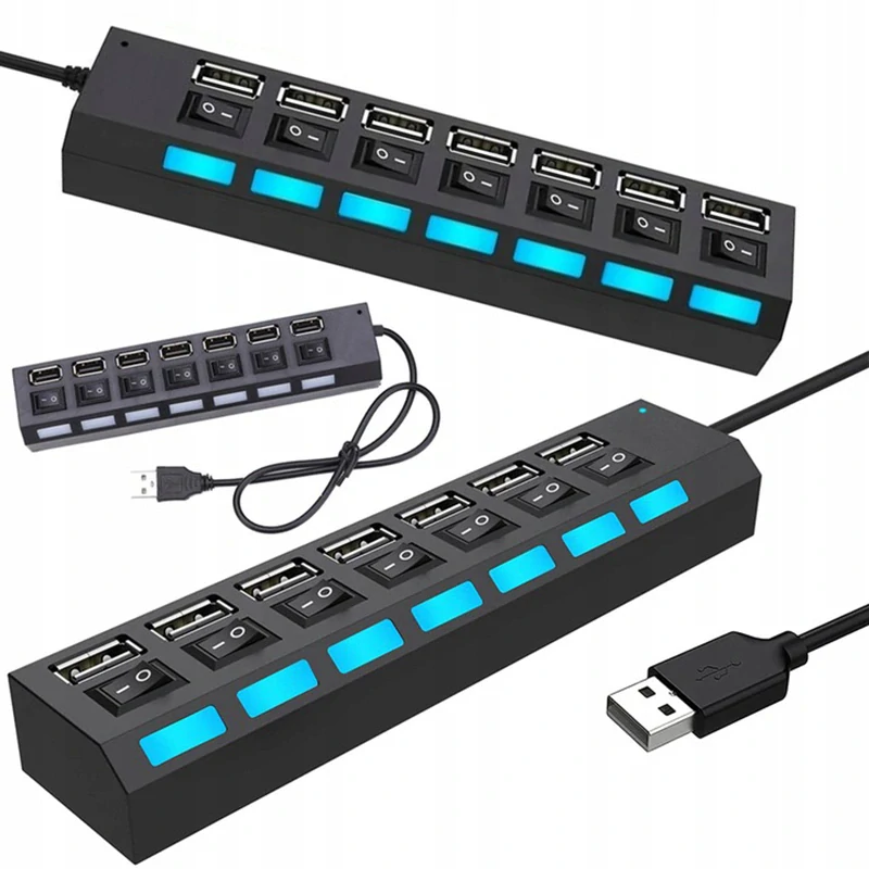 Rozbočovač Hub 7xUSB 2.0
