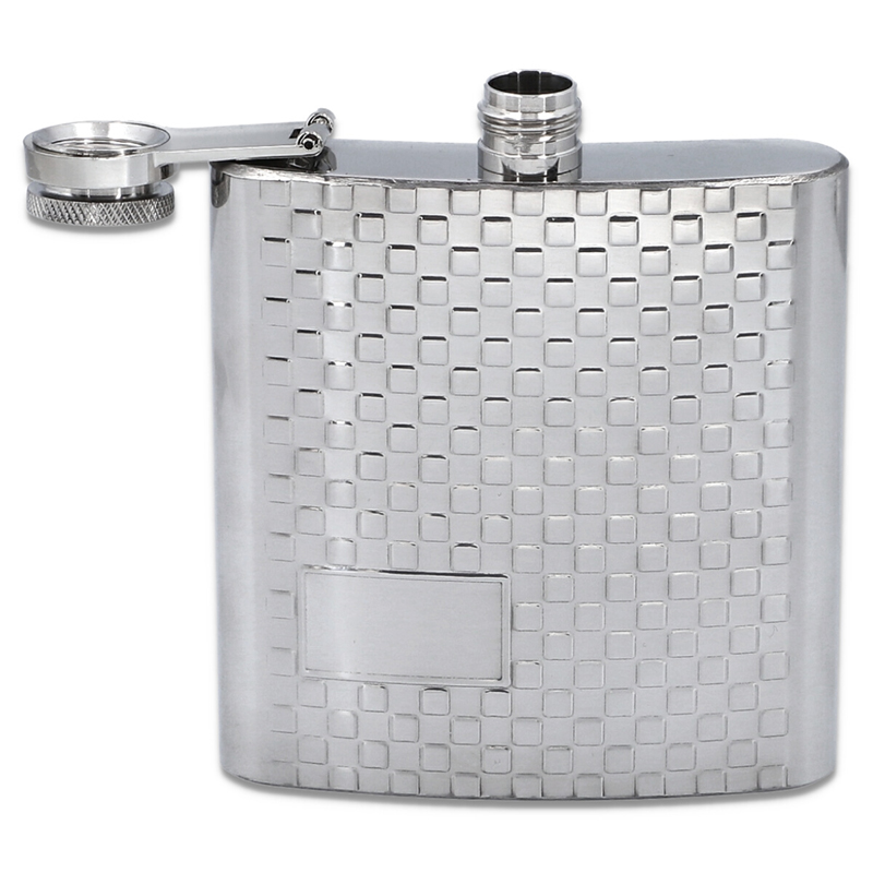 Ploskačka CUBE nerezová 180ml FL145