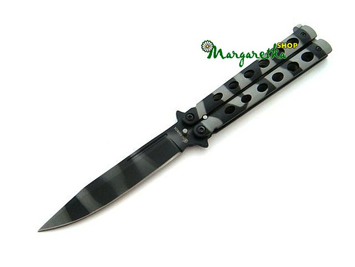 Nôž motýlik Albainox Camouflage