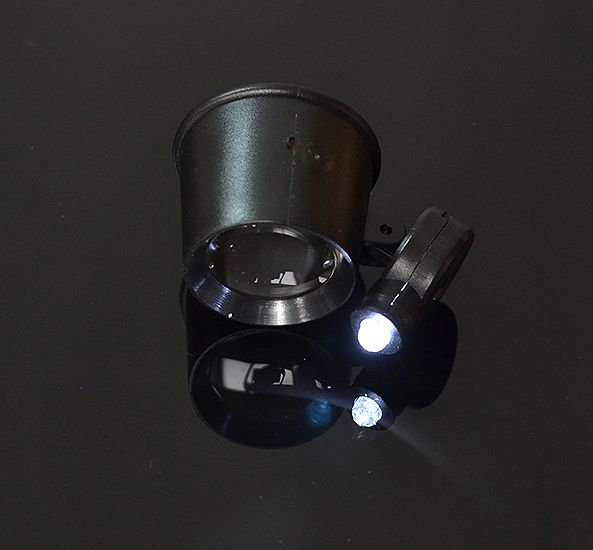 Hodinárska lupa mono LED 10x