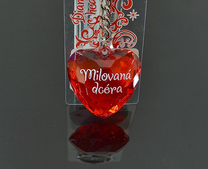 Prívesok Diamond Heart Milovaná dcéra