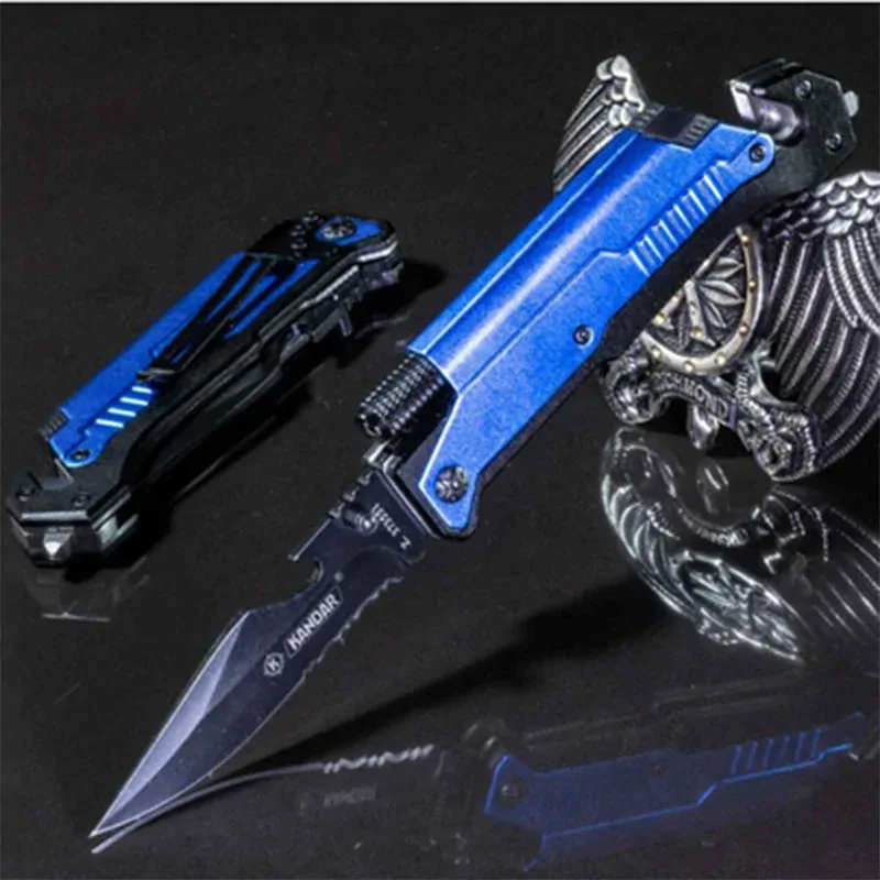 Kandar - Záchranársky nôž Blue 22/9cm