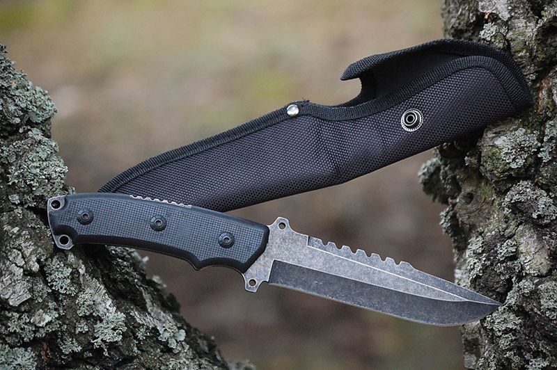 KANDAR Black - Nôž taktický 28/15cm