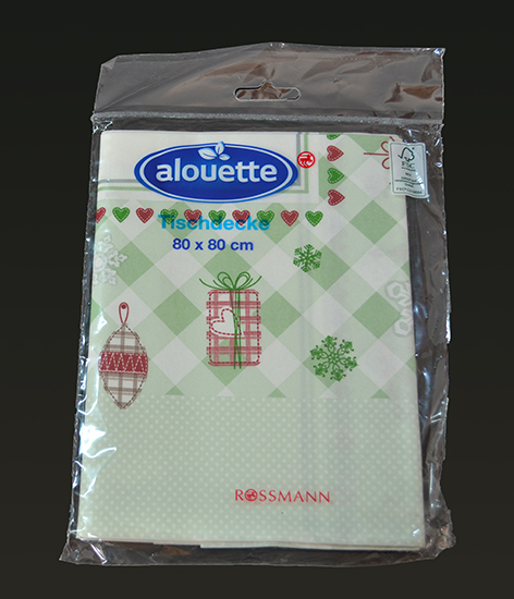 Obrus Alouette 80x80cm zelený