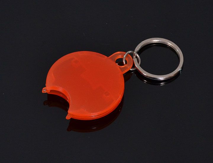 Plastová kľúčenka na žetón do vozíka