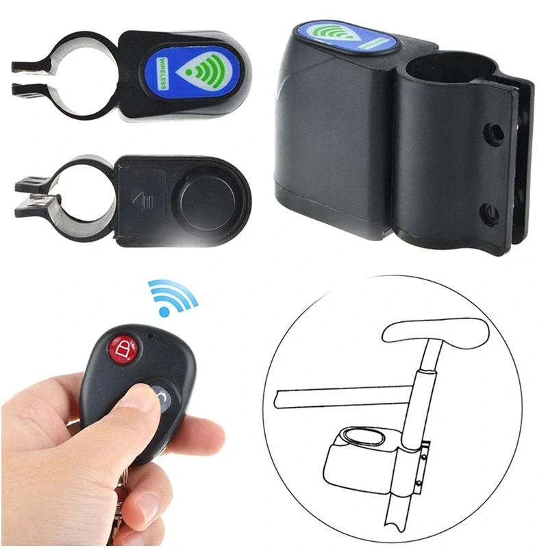 Alarm na bicykel s diaľkovým ovládaním