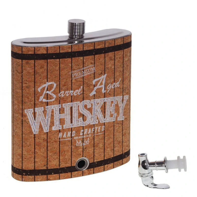 Megaploskačka WHISKEY XXL s vypúšťacím kohútikom 3840 ml