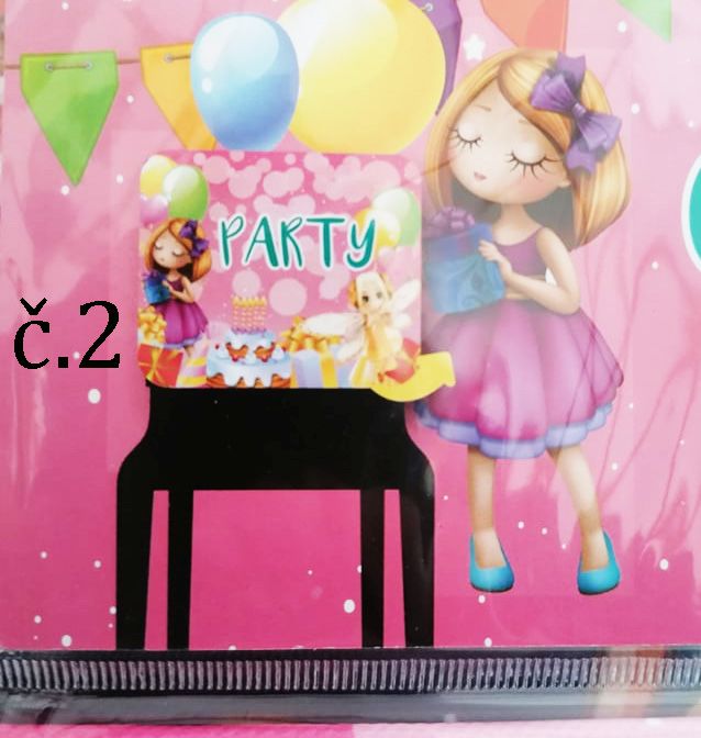 Party poťah na stoličku